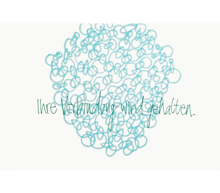 Ihre Verbindung …